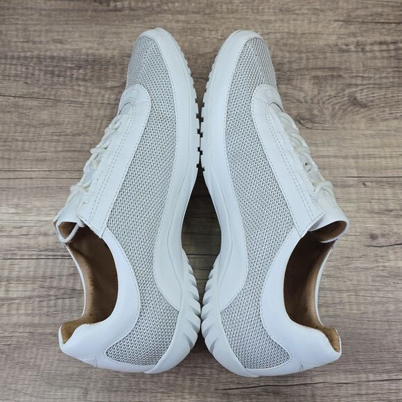 Donald J Pliner Farr Men's Size 9 White Leather Sneakers NEW - Picture 6 of 9